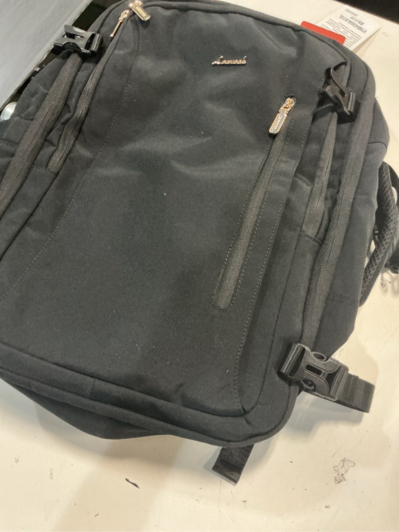 Condition photo showing Good Condition for lovevook 40l travel backpack for women,personal item size travel bag with 3 packing cubes and 2 laptop compartment for travel essentials,carry on luggage 18x14x8 airline approved