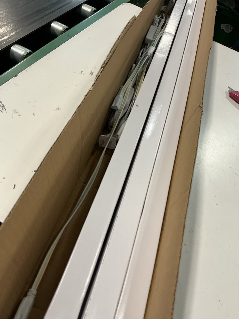 Condition photo showing Good Condition for hykolity 6 pack led shop light 4ft, t5 integrated single fixture, 22w, 2200lm, 6500k super bright white, linkable shop light, utility shop lights, corded electric with built-in on/off switch 22w-6 6500k