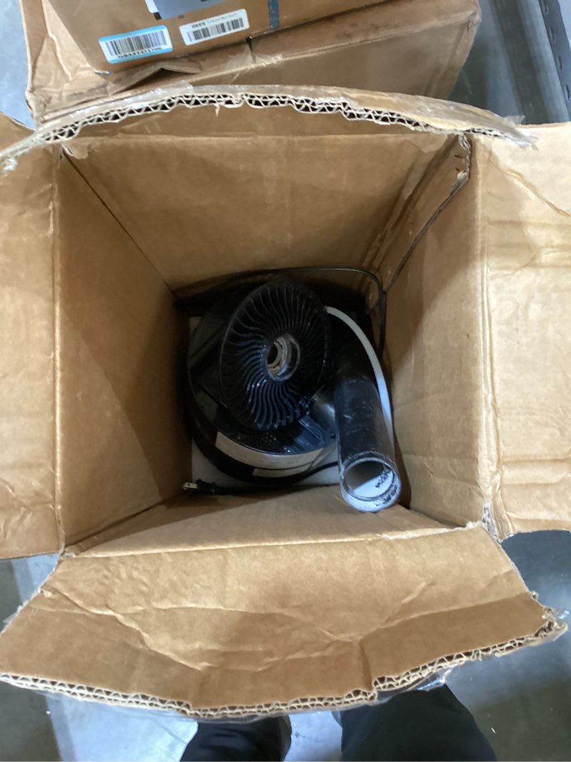 Condition photo showing As Is for humidifiers for large room home bedroom 2000 sq.ft. 17l/4.5gal large humidifier with extension tube & 4 speed mist,top fill wholehouse humidifier with 360°nozzle for plant commercial greenhouse(black)
