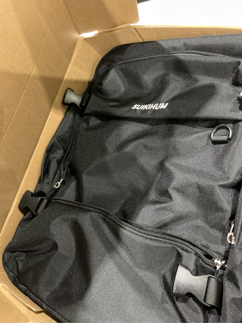 Condition photo showing Good Condition for travel backpack for men and women,35l carry on laptop backpack,fits 16" laptop with water-resistant oxford fabric,anti-theft daypack with luggage strap and shoe compartment, black