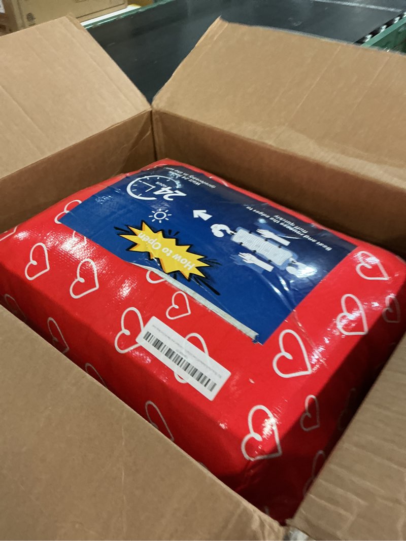 Condition photo showing New/Like New for Faux Fur Headboard Pillow with 2 Pack Neck Roll Pillow Large Headboard Pillow Soft and Supportive with Removable Cover (Beige, Queen) Queen Beige