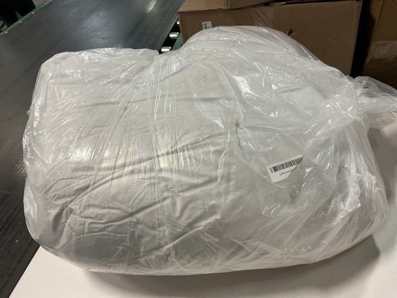 Condition photo showing As Is for MIULEE 26x26 Euro Pillow Inserts,Set of 2 Down Feather Throw Pillows for Couch Sofa Bed, Decorative Fluffy Throw Pillow Inserts Cotton Fabric,White 2 26x26 Inch