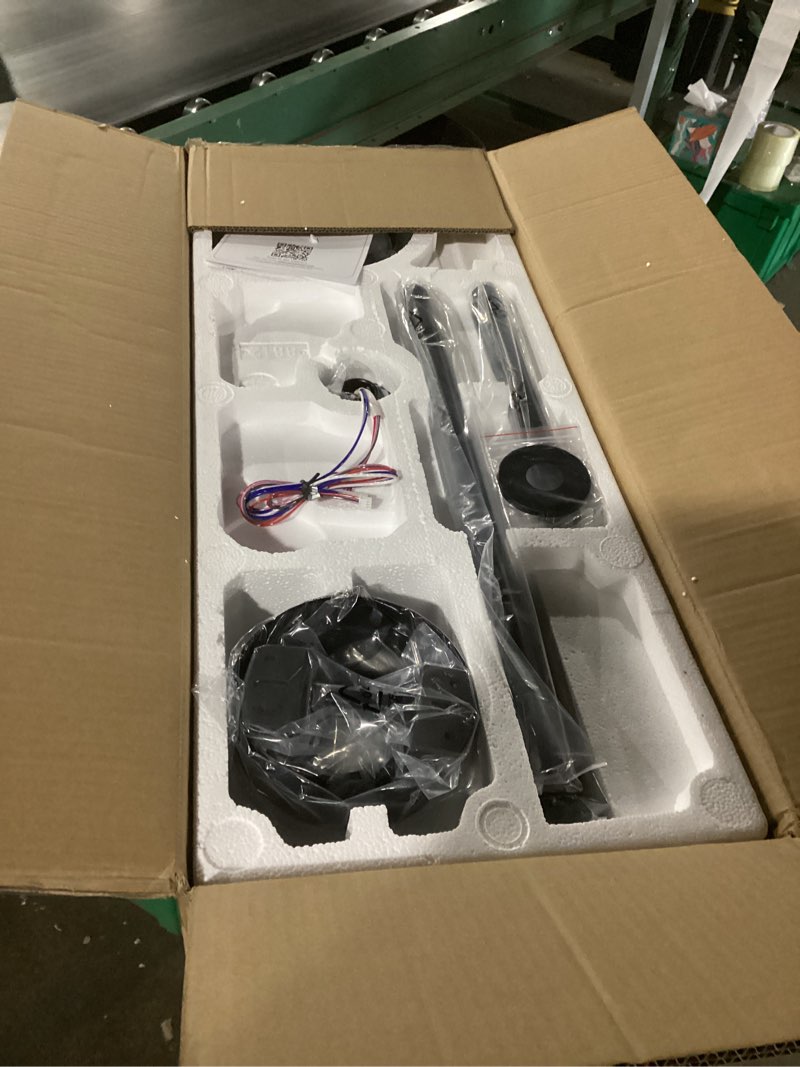 Condition photo showing Good Condition for fanbulous 65 inch ceiling fans with lights and remote, black indoor/outdoor ceiling fan with quiet reversible dc motor, 6 speeds, 3cct, 8 blades large ceiling fan for living room bedroom patio black 65 inch