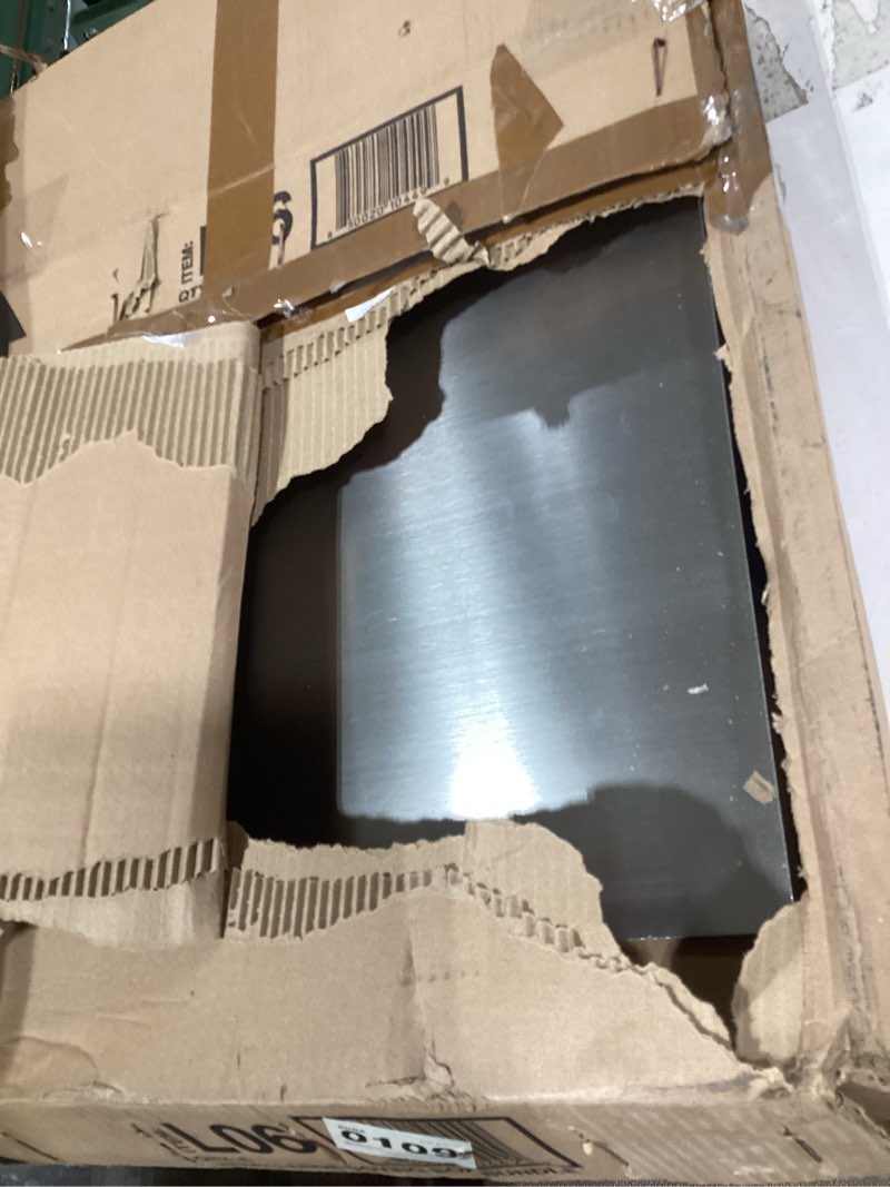 Condition photo showing As Is for stainless steel cutting boards for the kitchen, suitable for meat, fruits, vegetables, bread, and baking large-sized cutting boards (19.7 x 15.7 in)