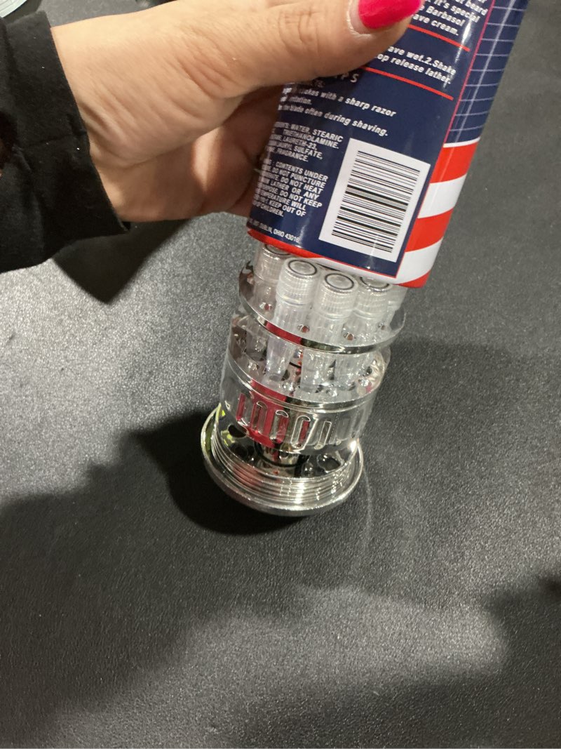 Condition photo showing Good Condition for Dinosaur DNA Can Freezer Jar Canister with Metal Rack and Test Tube Dinasaur DNA Props Cryo for Dinosaur Fans and Movie Collectors for Party Decoration Birthday Christmas Gifts Blue+ Red