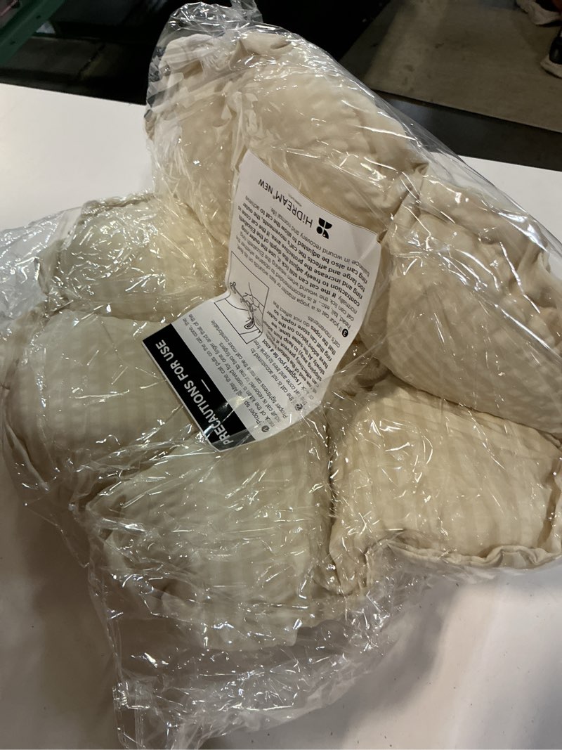 Condition photo showing New/Like New for h hidream soft dog cones for medium dogs,cute adjustable cone for dogs to stop licking,dog recovery collars & cones that can protect head and foot wounds?egg white all-season style xl white