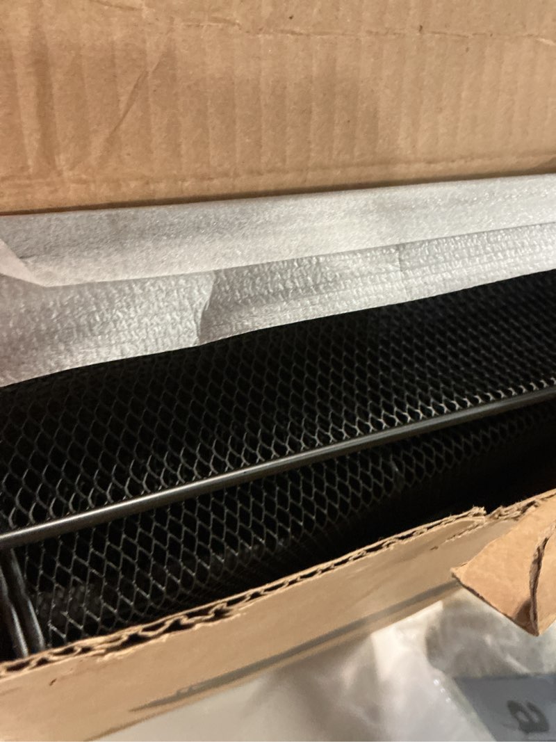 Condition photo showing Good Condition for Desk Organizer and Accessories, 2-Tier Computer Monitor Stand Riser with Drawer and 2 Pen Holders, Laptop Stand, Office Desk Accessories for Office Supplies, Black