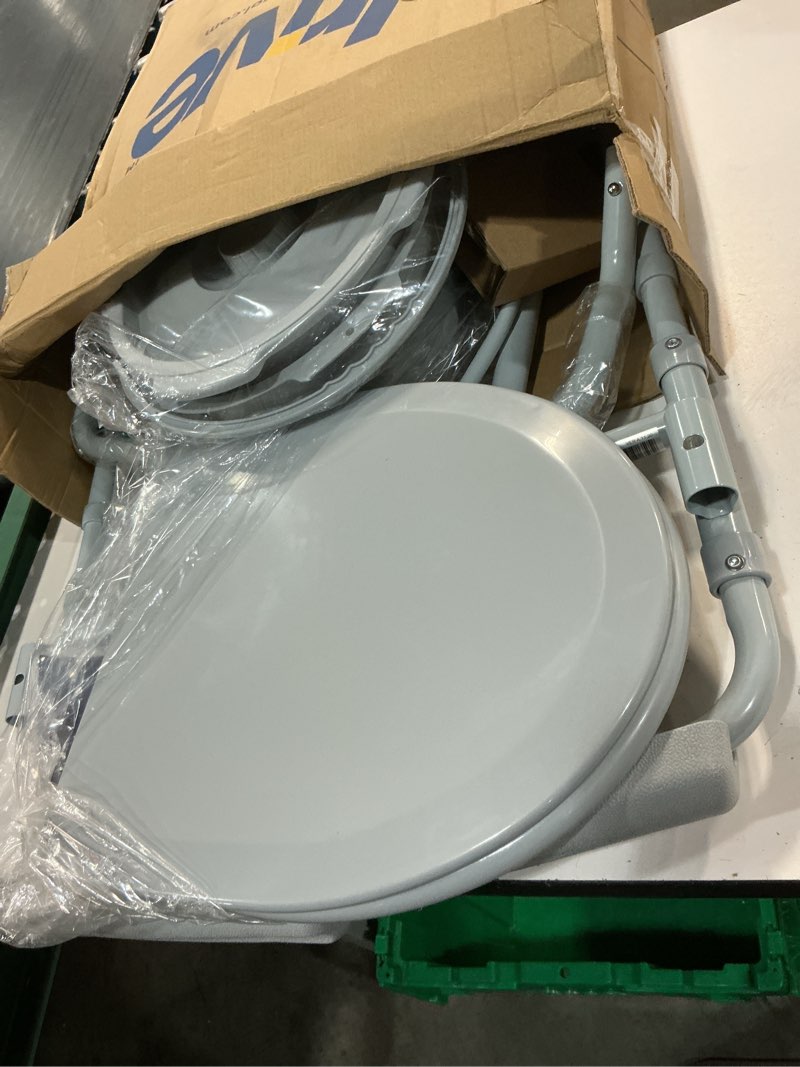 Condition photo showing Good Condition for commode, folding,1/cs drive medical steel folding bedside commode