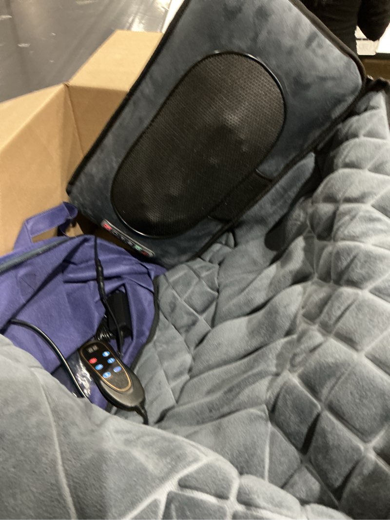 Condition photo showing Good Condition for kocaso full body massage mat with heat, electric heated massage pad cushion w/vibration for back/neck/foot, detachable head pillow, timer function 76x20x6 in