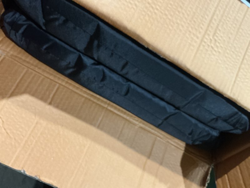 Condition photo showing Good Condition for sportneer stadium seats with back support: 2.5'' thick comfy cushion 6 adjustable angle bleacher seat with armrest - 2 large pockets, 2 cup holders stadium chair for sport events concerts parks black, 2 pack non-heated, regular - 20.5"