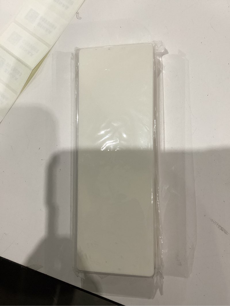 Condition photo showing New/Like New for Crush-Proof Rice Rusk Baby Teether Cookie Holder: Diaper Bag Essential (White)