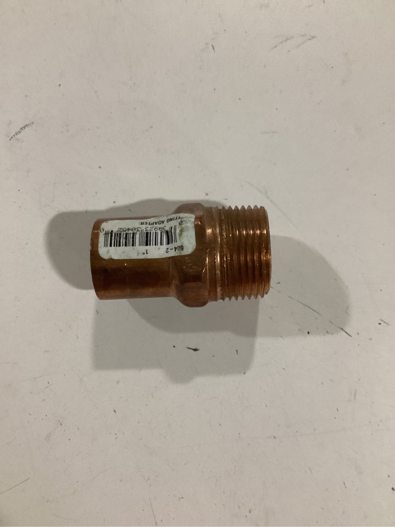 Condition photo showing New/Like New for nibco 1-in copper threaded adapter fittings