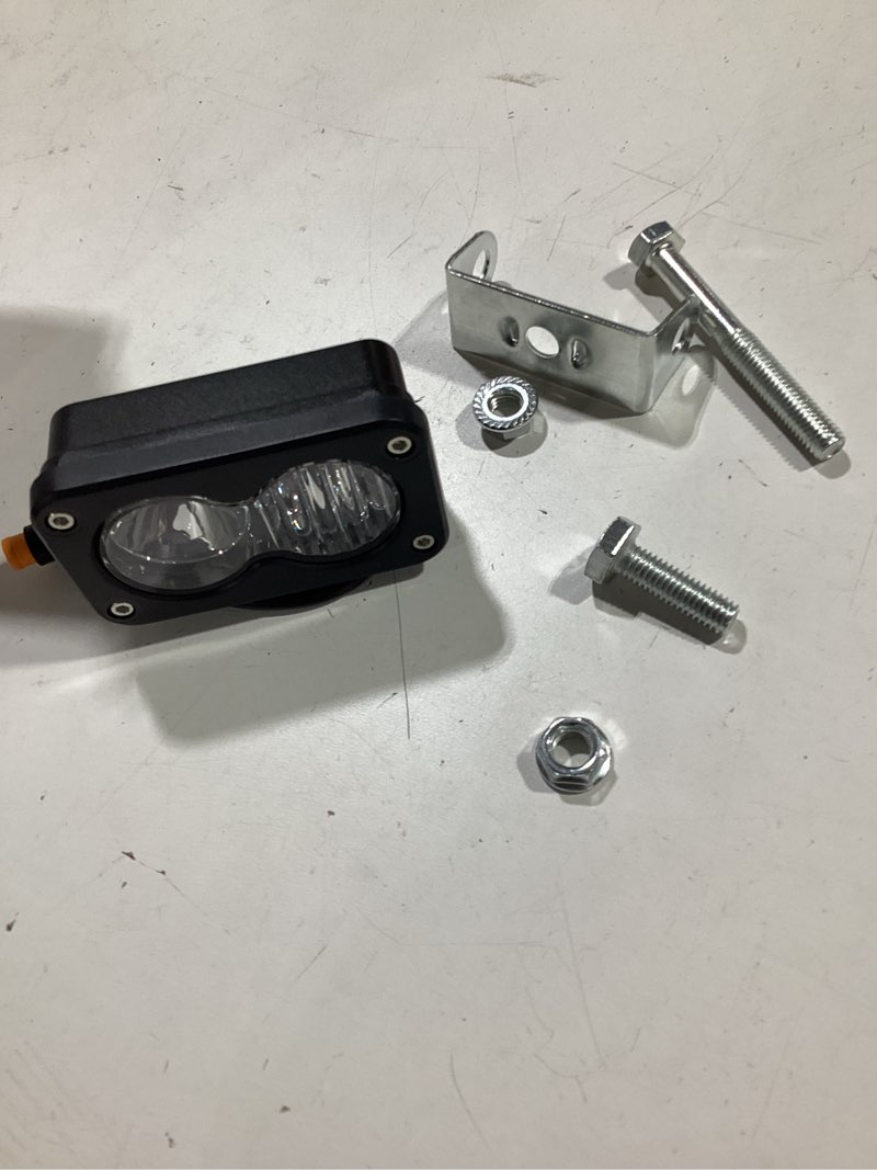 Condition photo showing Good Condition for electric bike headlight 20w 6000-6500k white high beam, waterproof 3-pin plug & play, mount bracket included, compatible with ridstar q20/q20 lite/q20 pro, ebike, motorcycle & atv