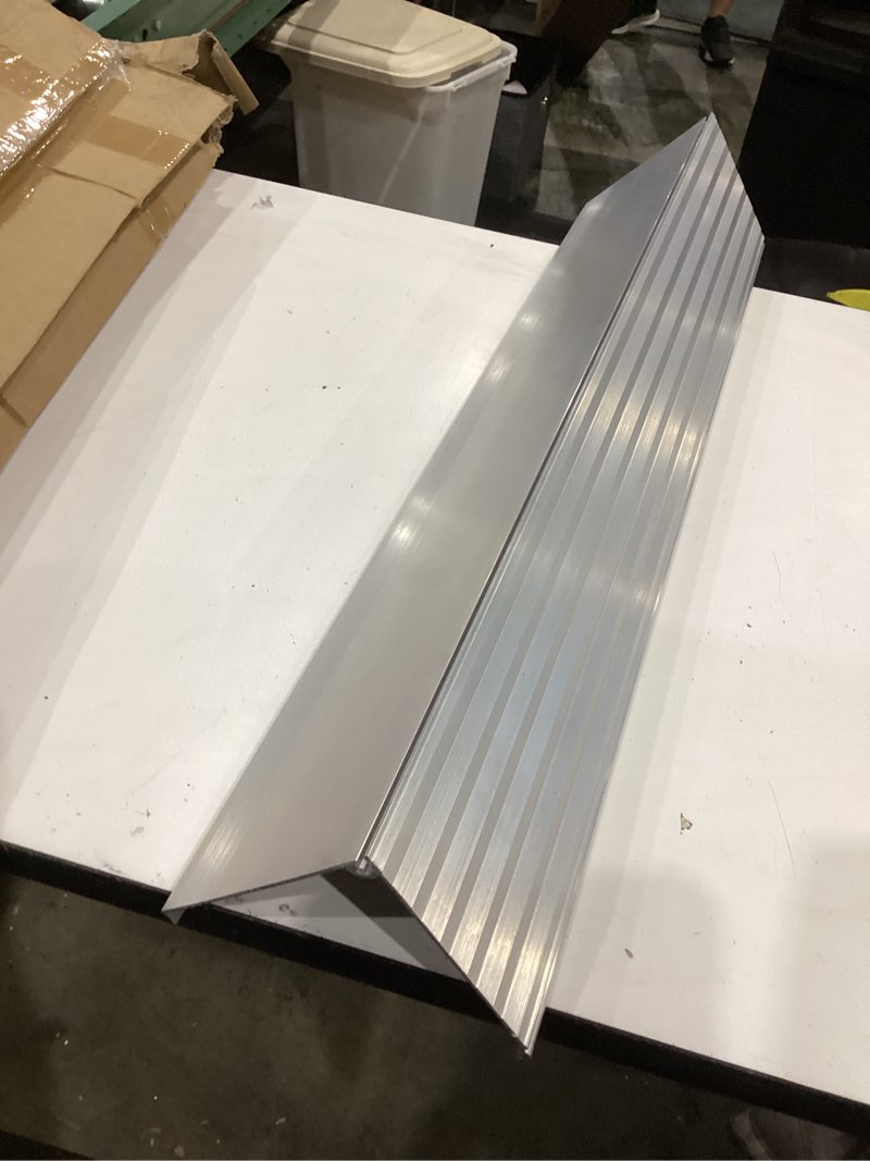 Condition photo showing As Is for aluminum corner extrusion double sided