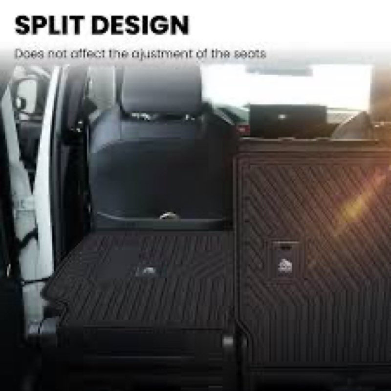 LASFIT Rear Seat Back Protector for Toyota 4Runner 2013-2024 7-Seats Back Cover (Not Fit 5 Seats) | 