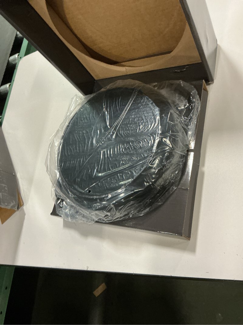 Condition photo showing Good Condition for Segretto Cookware 3.6 QT Braiser Enameled Cast Iron Casserole Pan With Cover, Nero (Black) Braiser W