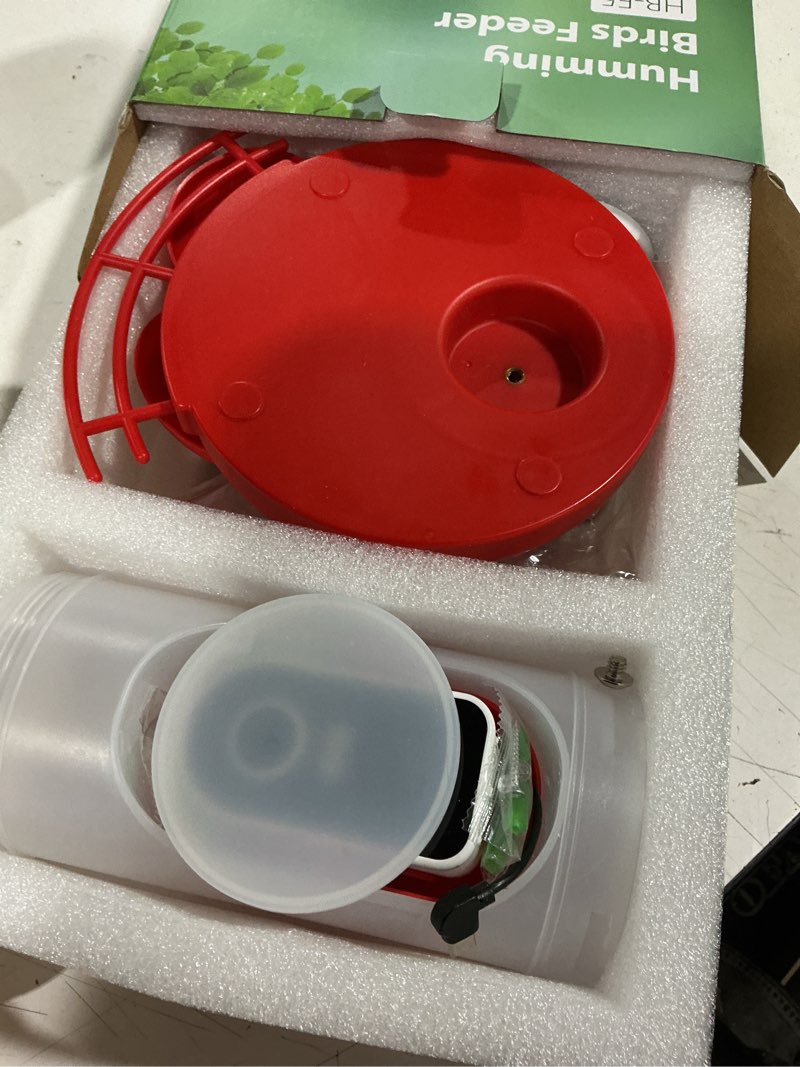 Condition photo showing Good Condition for hummingbird feeder with 4k camera, smart hummingbird feeder 4g camera solar powered with ai identify, auto capture bird videos & motion detection, ideal gift for bird lovers