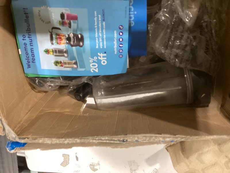 Condition photo showing Good Condition for nutribullet Full-Size Blender Combo 1200W – NBF50500 - Dark Gray Gray 1200 watts