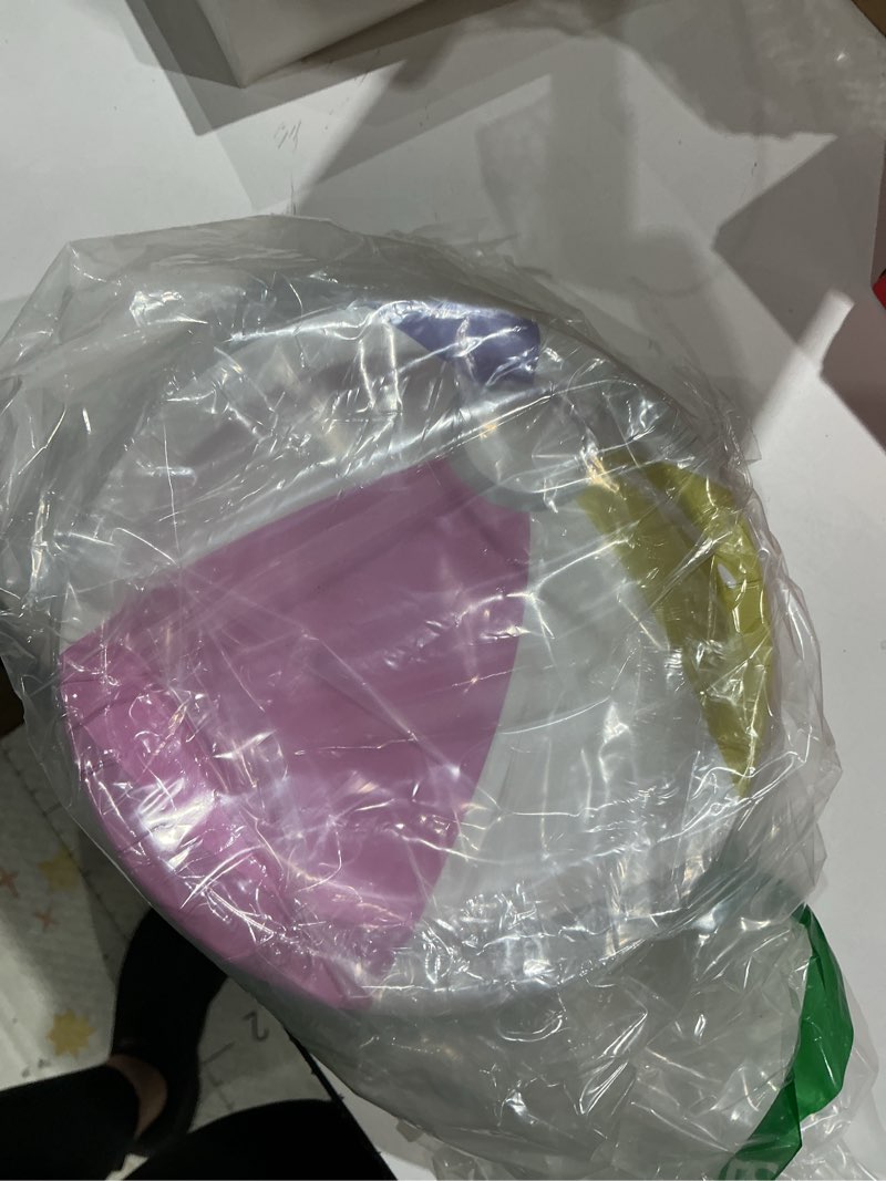 Condition photo showing Good Condition for 60pcs beach ball paper plate 7" pool party heavy duty paper plate | summer pool disposable dessert cake platters for girls balls games beach ball birthday baby shower party supplies decorations summer 6 pattern beach ball plates-3