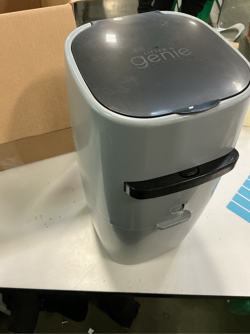 Condition photo showing As Is for Litter GENIECAT LITTER DISPOSAL SYSTEM Litter Genie Design Pail Cat Waste Container System - 4pc