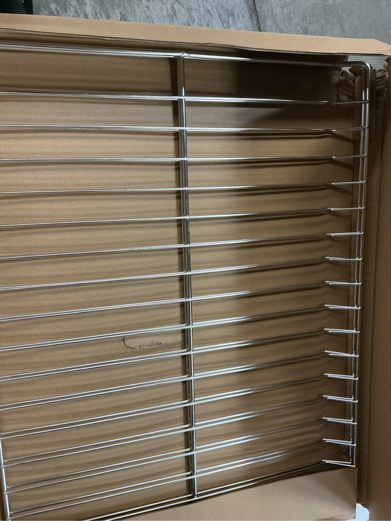 Condition photo showing New/Like New for Allstare WB48T10095 Oven Rack Replacement Parts for GE Stove Oven Parts GE Profile Spectra XL44 Oven Shelf 23.7" x 17.4" GE Hotpoint Gas Range Oven Wire Rack 304 Stainless Steel Rack-Flat 2 Pcs 23 3/4" x 17 3/8"