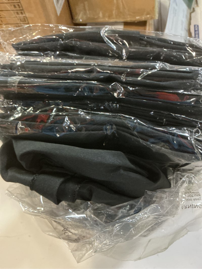 Condition photo showing New/Like New for 8 packs round tablecloth 60 inch black tablecloths for circle tables, washable polyester fabric tablecloths, wrinkle resistant table cloth round cover for wedding party banquet dining black 8 pack - 60 inch round