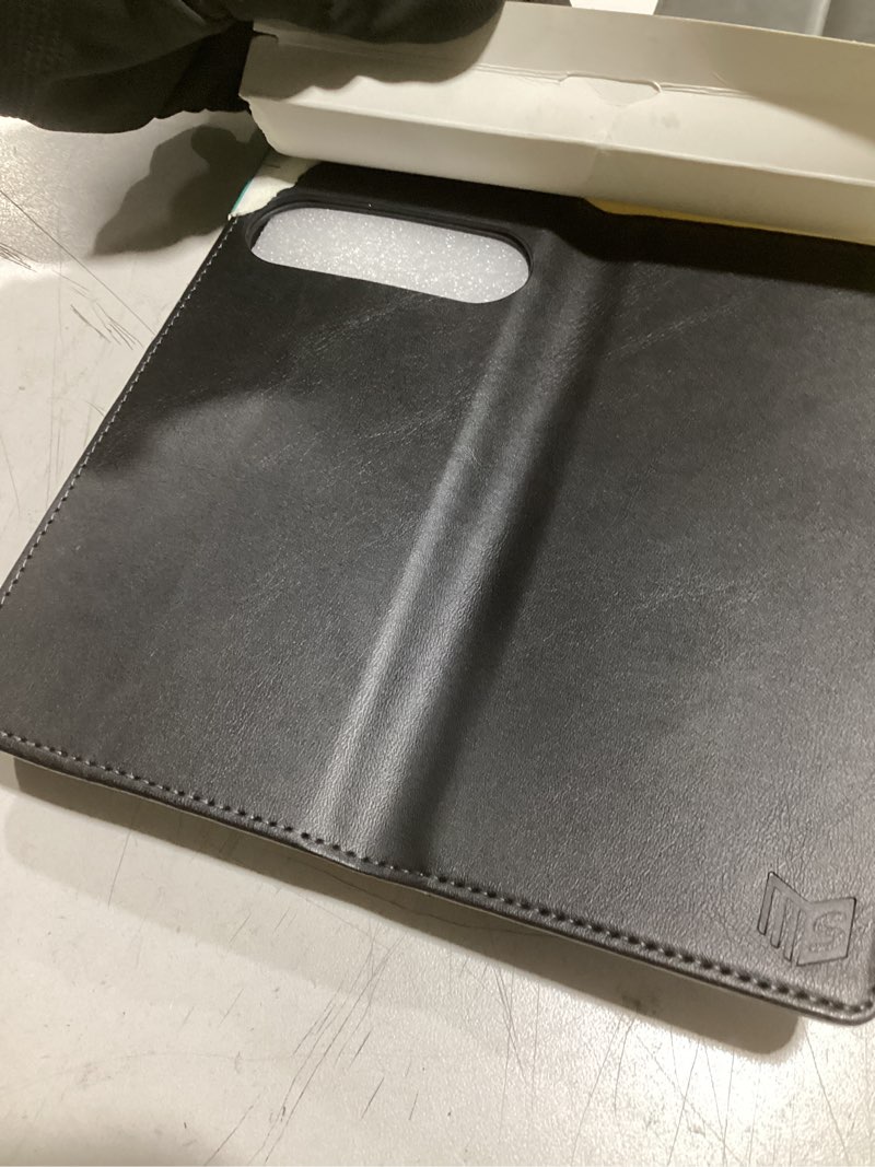 Condition photo showing Good Condition for suanpot for google pixel 9 pro xl 6.8" 5g wallet case with rfid blocking credit card holder,flip book pu leather protective cover women men for pixel 9 pro xl phone case black