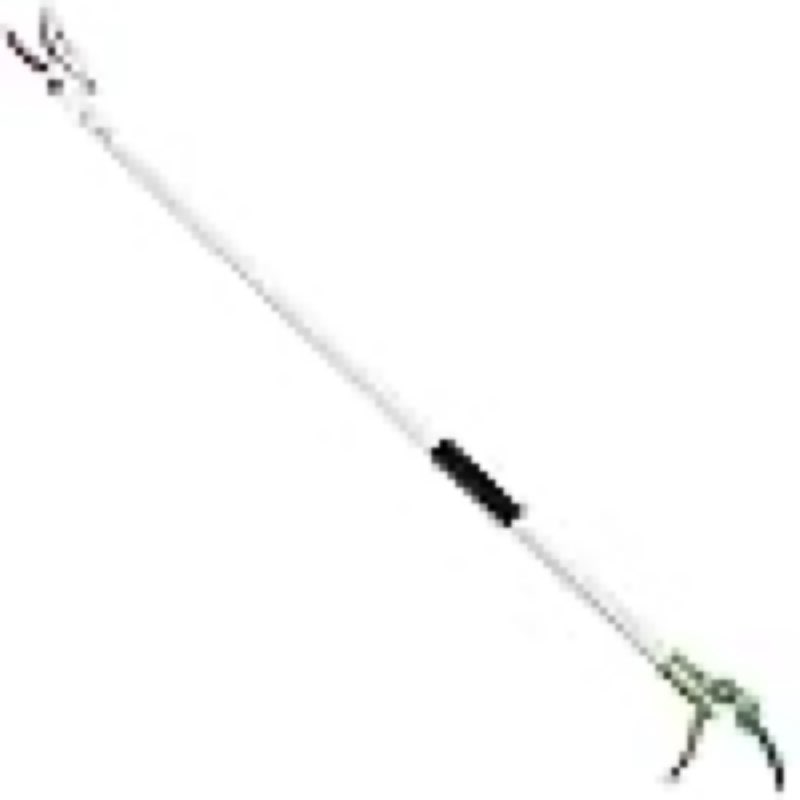 leaflux tree pruner for garden, cut capacity 1/2 inch & hold pole pruner, lightweight fruit picker with non-slip handle, long reach tree branch cutter with aluminum pole, 4.2 ft| lfx112