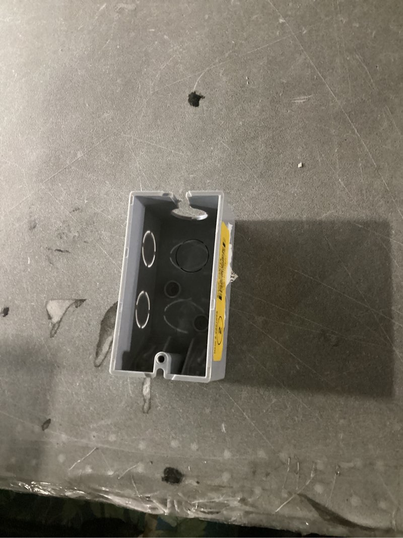 cantex 1 -gang plastic new work switch/outlet electrical box item #2987588 | model #lez12so