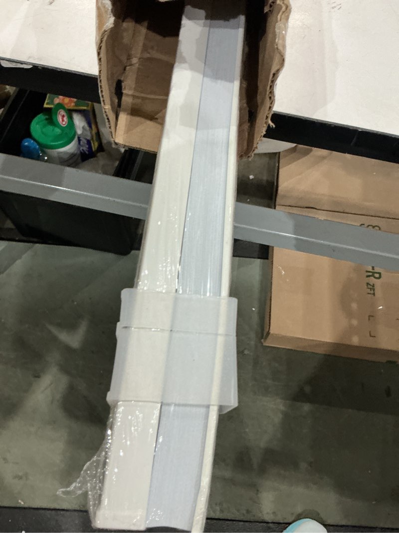 Condition photo showing Good Condition for redi shade no tools easy lift trim-at-home cordless cellular blackout fabric shade white, 48" w x 64" l, (fits windows 31"- 48") white 48"w x 64"h