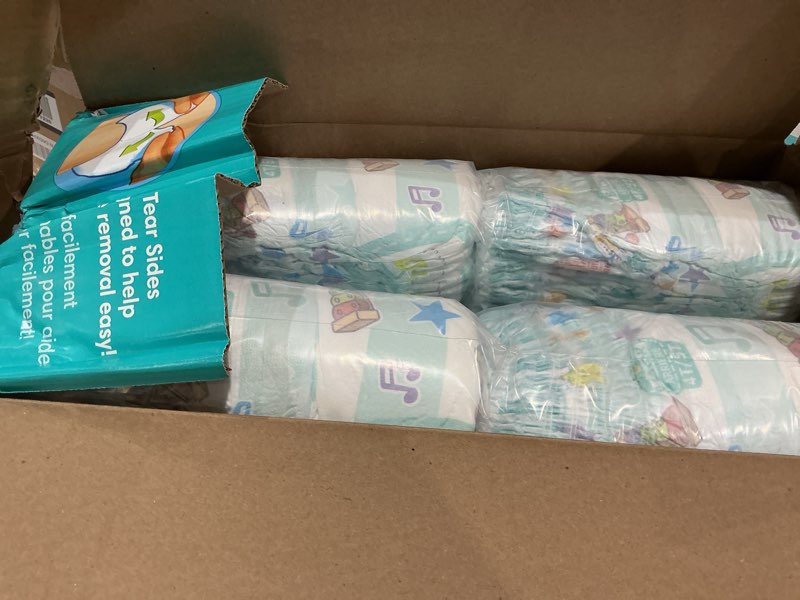 Condition photo showing New/Like New for pampers training pants - easy ups boys & girls bluey - size 4t-5t, 104 count, children's potty underwear (packaging may vary) 4t-5t 104
