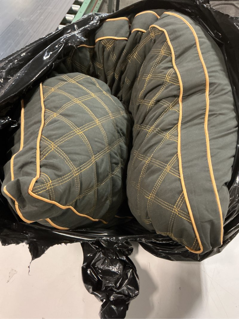 Condition photo showing Good Condition for YZ HOME Long Body Pillow for Adults - Firm Body Pillow Insert with Shredded Blue Memory Foam, Adjustable Height, Soft Support for Side Sleeping, Pregnant Women, Washable (20x54 Inch, Grey)