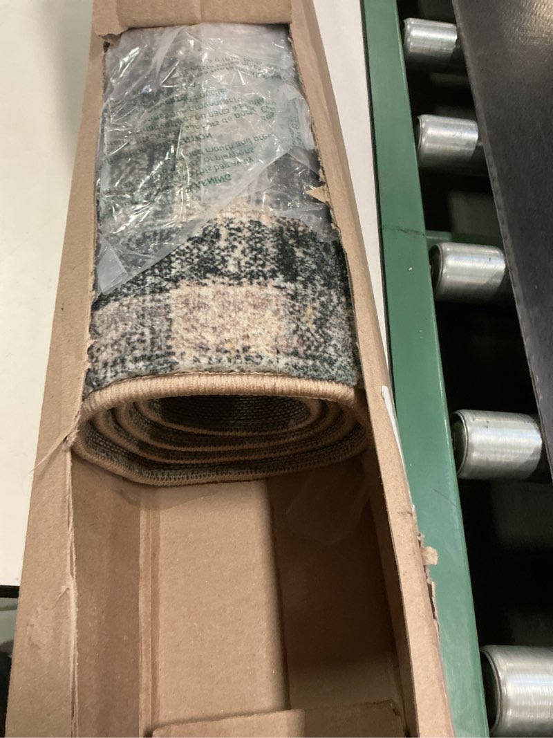 Condition photo showing Good Condition for Loloi Chris Loves Julia Humphrey Collection HUM-03 Forest/Multi 2'-0'' x 5'-0'', .38" Pile Height, Accent Rug feat. CloudPile Forest / Multi 2' x 5' (Rectangular)