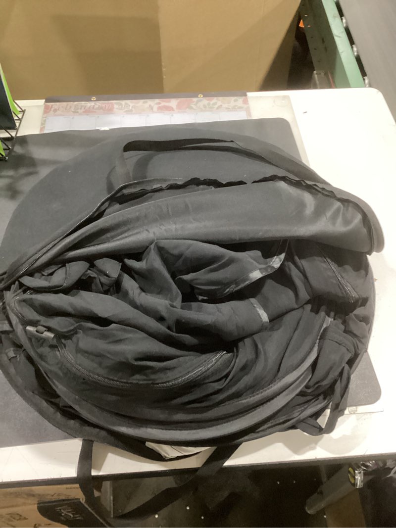 Condition photo showing Good Condition for Crib Blackout Tent for Pack N Play, Pop Up Travel Crib Blackout Cover Canopy, Breathable Baby Sleep Pod with Safe Bottom Design, Blocks 70% Light Blackout70%