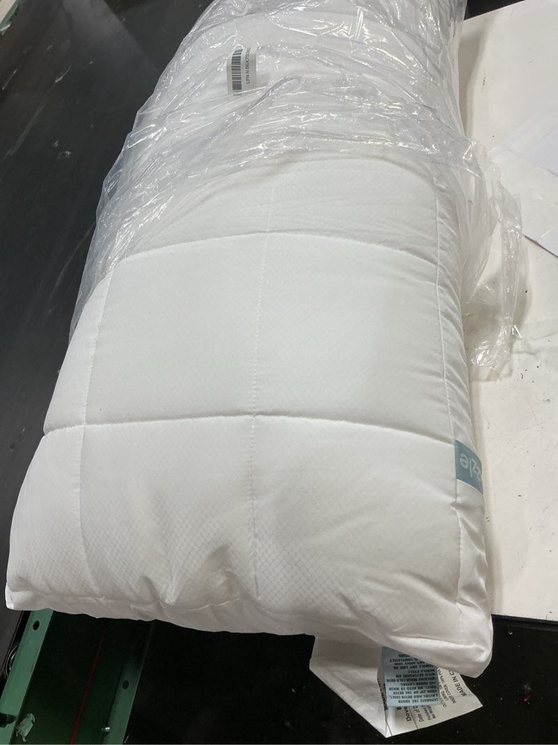 Condition photo showing As Is for nuzzle adjustable firm pillow, luxury king size bed pillow hotel collection - best adjust height soft cooling pillow for back, stomach or side sleepers