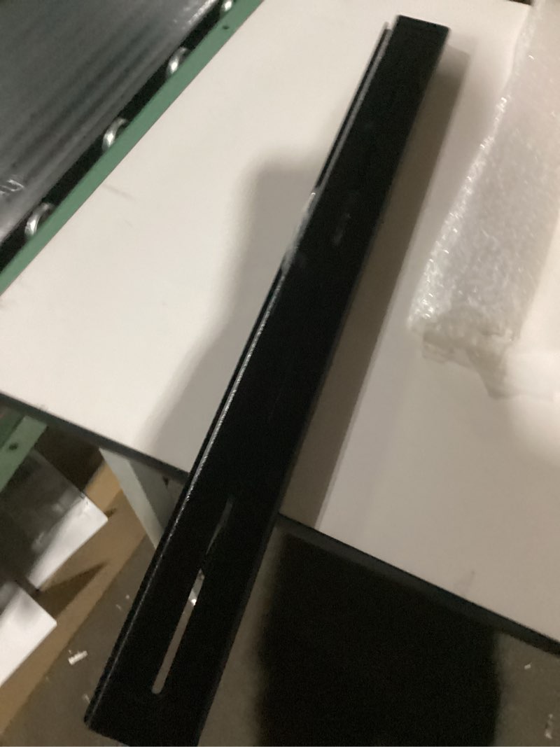 Condition photo showing Good Condition for Elite Screens 12" Black Projector Screen L-Brackets, Reinforced Single Metal Welded Construction, Wall or Ceiling Mount - Includes Hooks and Hardware, Model: ZVMAXLB12-B