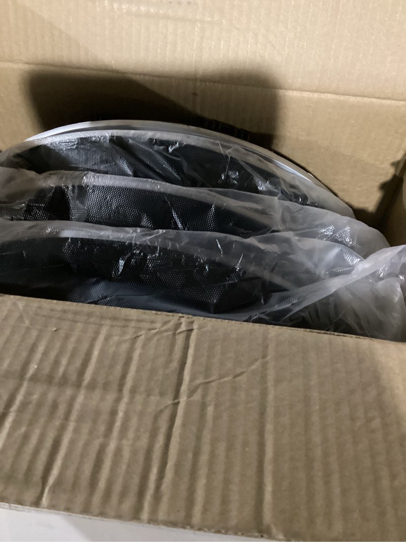 Condition photo showing Good Condition for Hubcaps Wheel Covers Replacement R14 Size Hub Cap Universal-Fit Steel Wheel Rim Caps ABS Tire Cover Snap on Most Car Truck SUV Sedan -Set of 4?14-inch?Silver-Black? TT-Silver-Black 14-inch