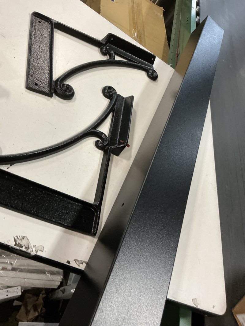 Condition photo showing Good Condition for Architectural Mailboxes Landover Aluminum Mailbox Post, Black ( similar 