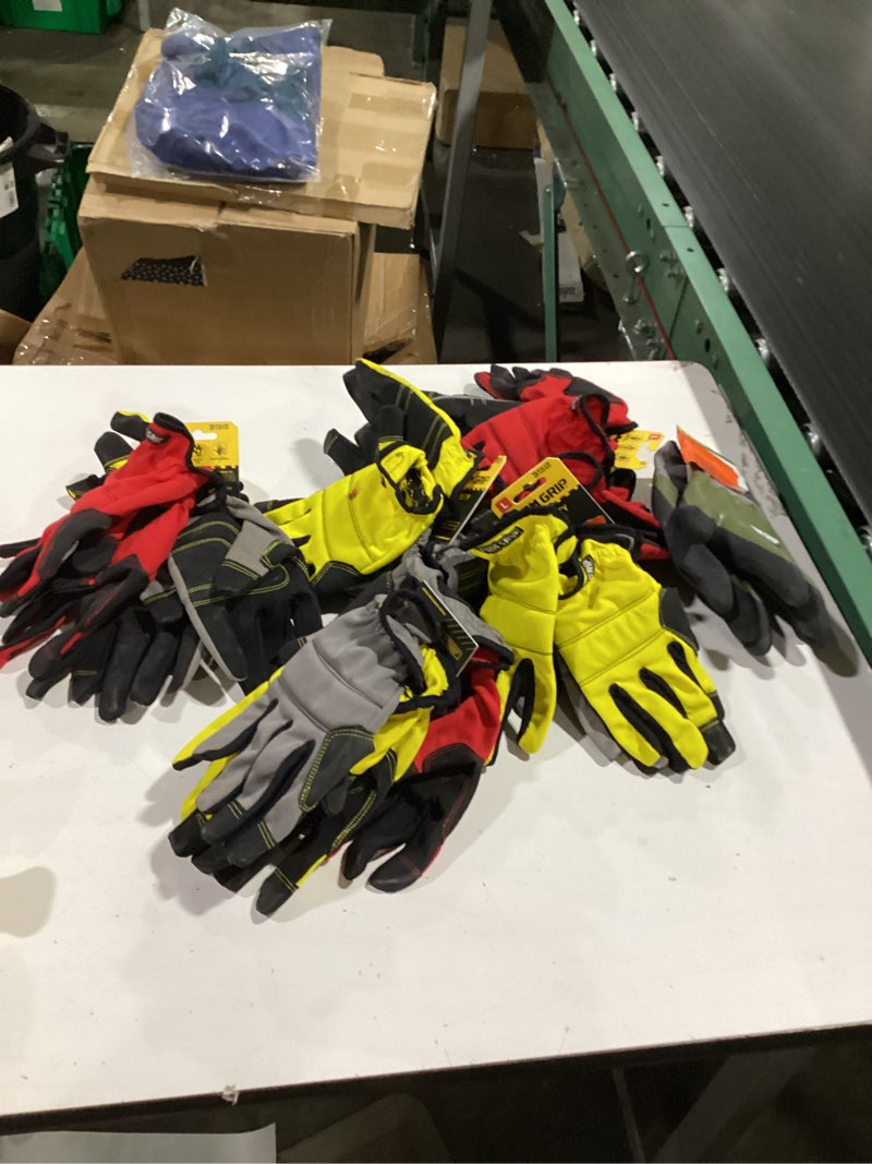 Condition photo showing Good Condition for firm grip utility gloves 16 pairs