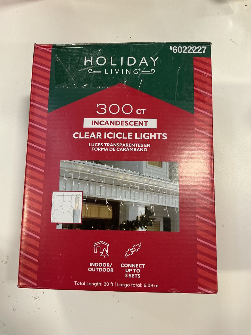 Condition photo showing New/Like New for Holiday Living Indiana Christmas Lights