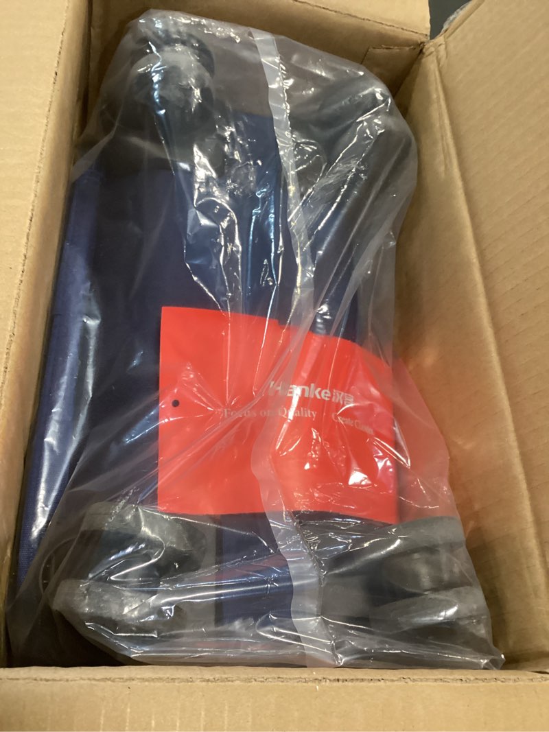 Condition photo showing As Is for Hanke Underseat Carry On Luggage with Wheels, Lightweight Small Suitcase Airline Approved 16 Inch Softside Personal Item Travel Bag for Women Men, Compact Under Seat Luggage with Spinner Wheels.(Blue) 16-Inch Underseat Blue