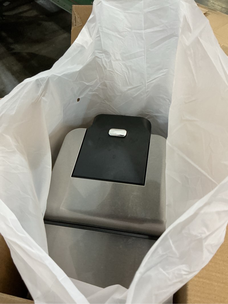 Condition photo showing New/Like New for K Cup Coffee Maker, Hot & Iced Coffee Maker for K Cup and Grounds, 6-14 Oz Brew Sizes, 50oz Removable Tank, Single Cup Coffee Maker with Descaling Reminder, Stainless Steel, Black