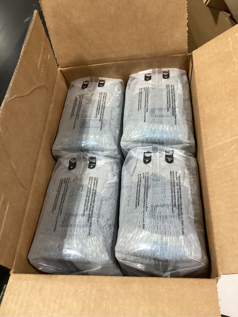 Condition photo showing New/Like New for Depend Night Defense Adult Diapers, Incontinence Underwear for Men, Disposable, Overnight, Small/Medium, Grey, 64 Count (4 Packs of 16), Packaging May Vary Small/Medium 64