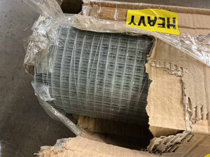 Condition photo showing Good Condition for Amagabeli Hardware Cloth 1/2 inch 48inx50ft 19 Gauge Chicken Wire Hot-Dipped Galvanized After Welding Welded Wire Fencing Mesh Roll Garden Plant Support Poultry Netting Rabbit Cage Snake Gopher Fence Hot-Dipped Galvanized 1/2inch 48inx50ft