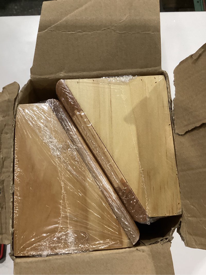 Condition photo showing New/Like New for 2 Pcs 18 Inch Wooden Baseboard Register Vent Diffuser Finished Floor Vent Cover Decorative Red Oak Baseboard Air Supply HVAC for Home Floor 2 18 Inch