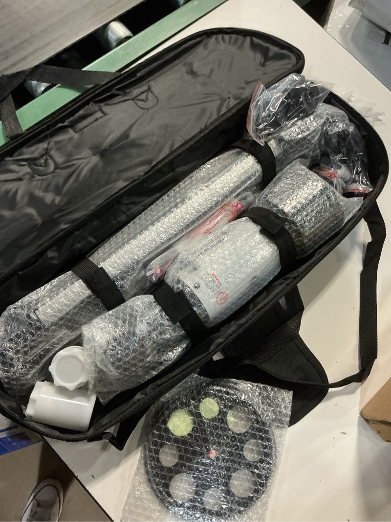 Condition photo showing Good Condition for gskyer telescope, 70mm aperture 400mm az mount astronomical refracting telescope for kids beginners - travel telescope with carry bag, phone adapter and wireless remote. az70400