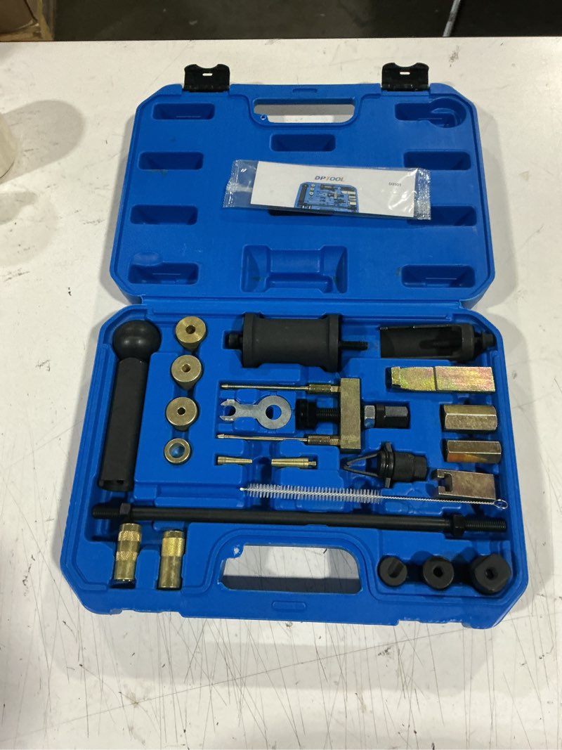 Condition photo showing Good Condition for fuel injector removal puller kit injector seal install tool compatible with volkswagen tdi 4 cyl 8v 16v diesel replacement for audi vw 1.2 1.4 1.6 1.8 2.0 2.7 3.0 3.2 3.6 v6 4.2 v8 fsi petrol 24pc gasoline and diesel kit
