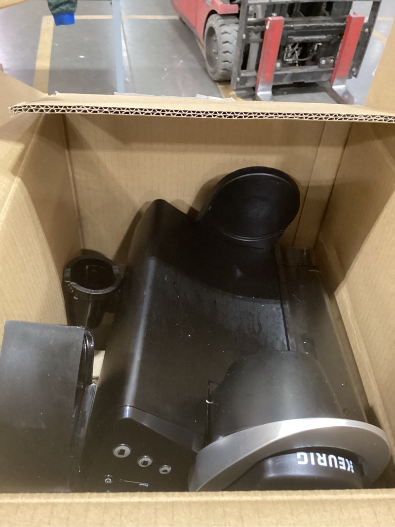 Condition photo showing As Is for Keurig K-Classic Single Serve K-Cup Pod Coffee Maker, with 3 Brew Sizes, 48oz Removable Reservoir, Black
