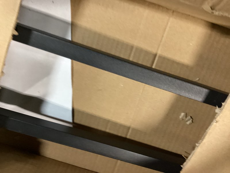 Condition photo showing Good Condition for Heavy Duty Poster Stand for Display, Sign Board Holder Banner Floor Stand 0.8in Thick Strong Base Black Pedestal Adjustable Height Up to 75in for Wedding, Restaurant, Business 1Pack