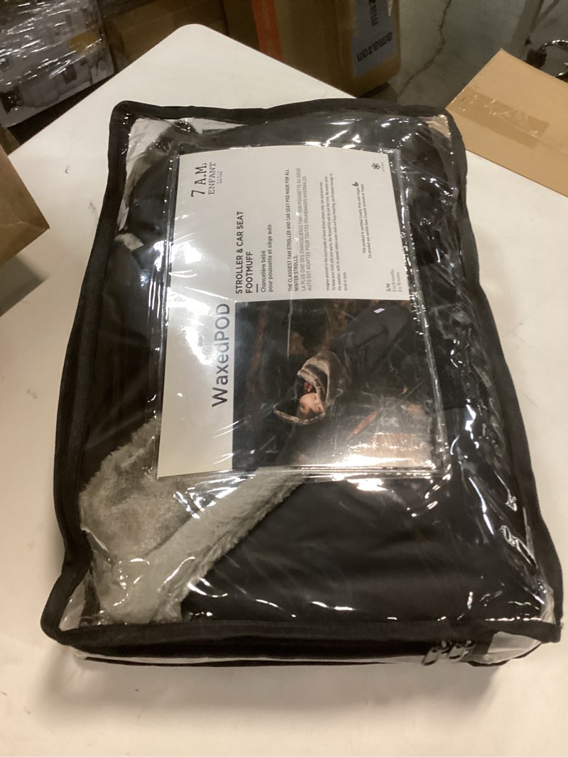 Condition photo showing Good Condition for 7AM Enfant Universal Footmuff - Water Repellent Winter Bunting Bag for Strollers & Car Seats, Soft Micro-Fleece & Plush Lined for Baby Boy & Girl | WaxedPOD Waxed 0 - 18 M